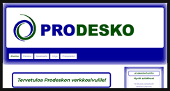 Desktop Screenshot of prodesko.com