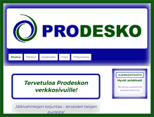 Tablet Screenshot of prodesko.com